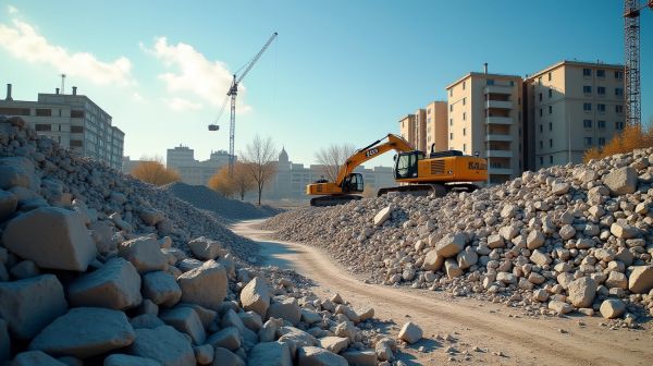 Comment gérer efficacement l'évacuation des gravats de chantier