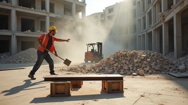 Comment gérer efficacement l'évacuation des gravats de chantier